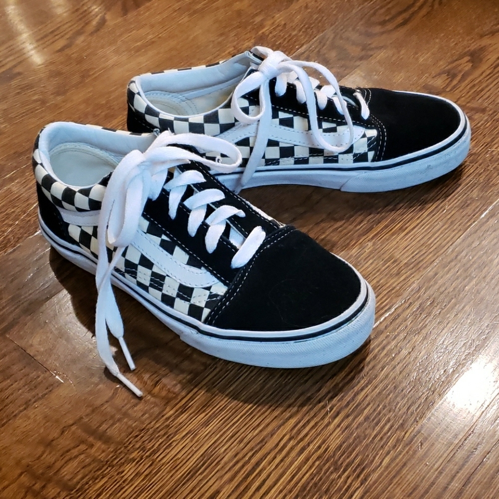 Suede checkered Vans